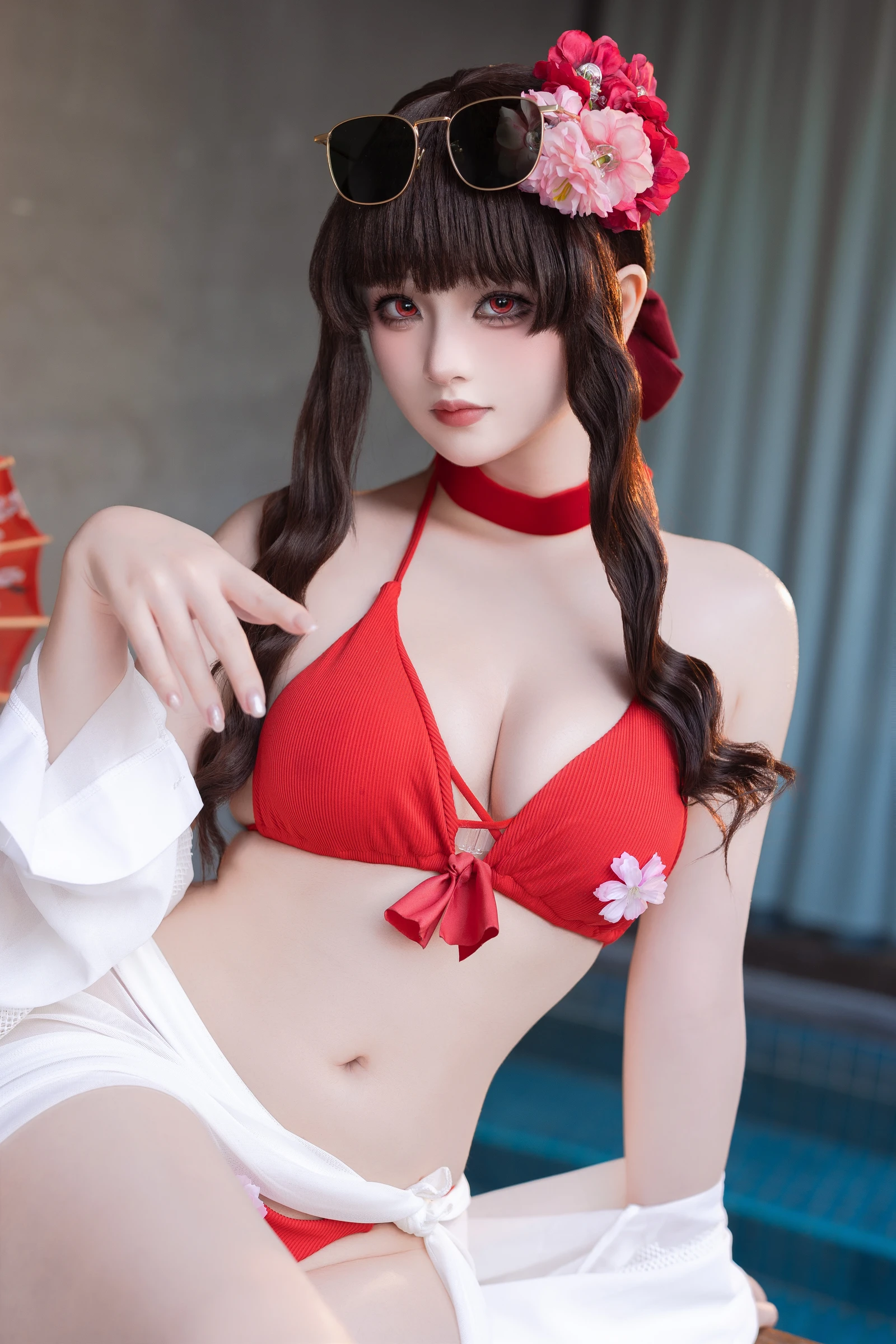 图片[3]-屿鱼 樱花泳装 80P-COS世界